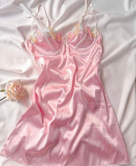 Nuisette BLOOM en satin