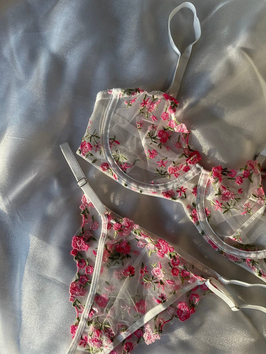 SECRET GARDEN ensemble Soutien-gorge et culotte floral